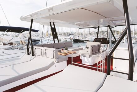 astoria catamaran aft deck (5) min - Valef Yachts Chartering