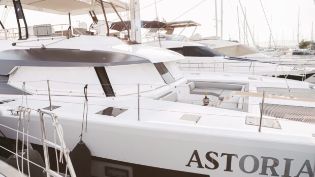 astoria catamaran side (2) min - Valef Yachts Chartering