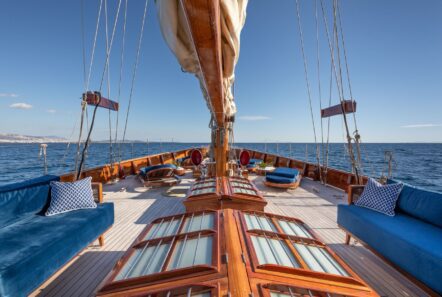 weatherbird  sailing  open deck (1) - Valef Yachts Chartering
