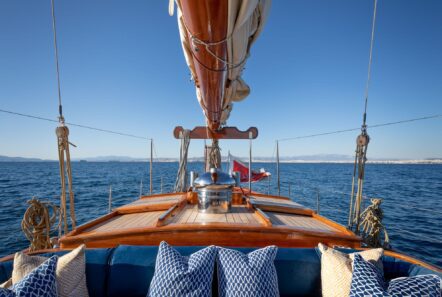 weatherbird  sailing  open deck (2) - Valef Yachts Chartering