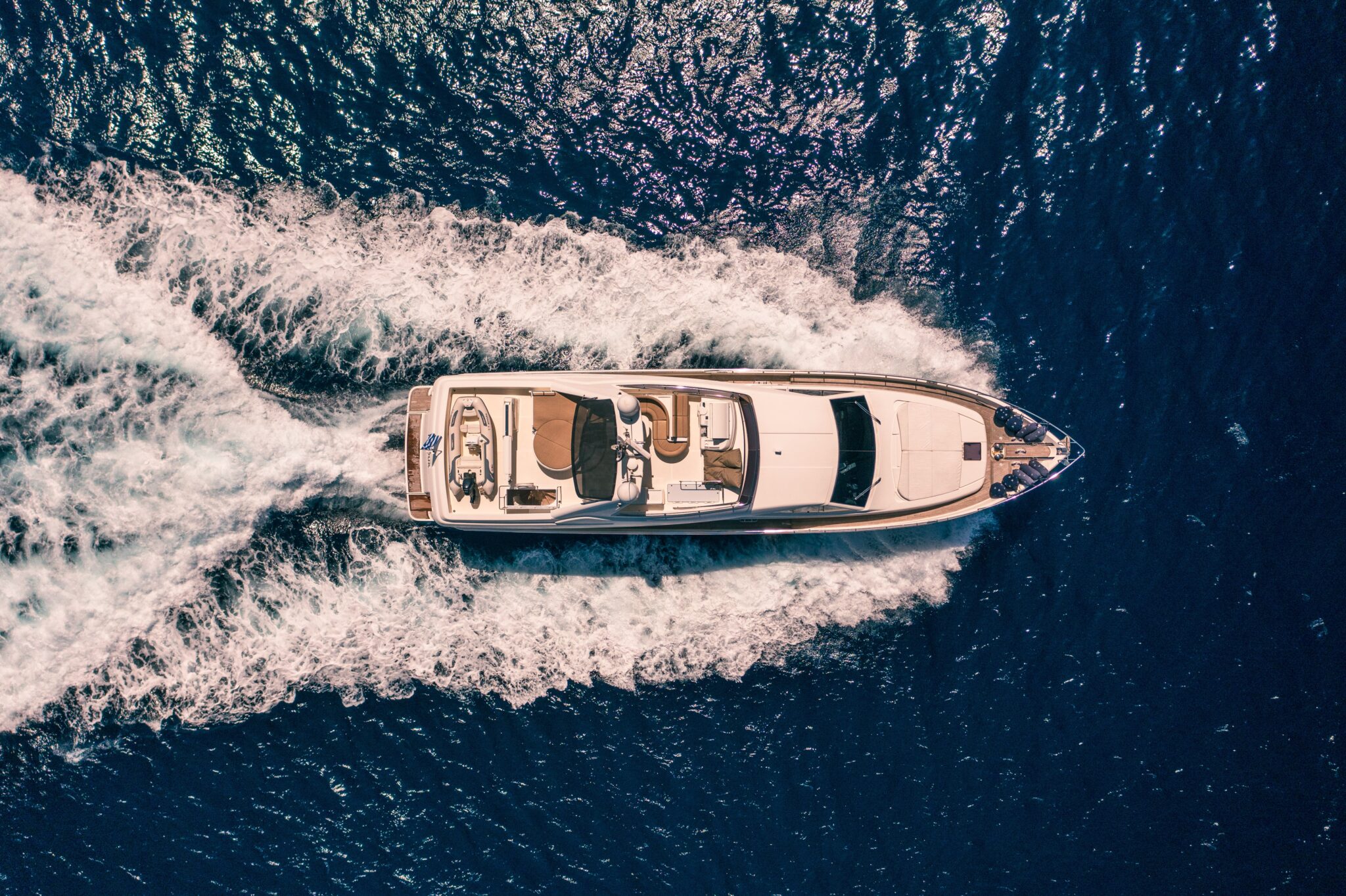 Annouka Ferretti running shots (7) - Valef Yachts Chartering