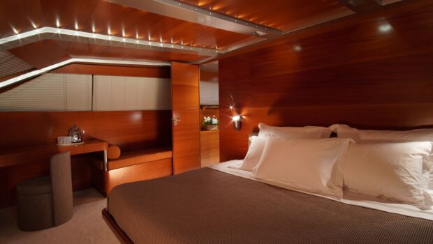 Satori owners cabin main deck valef yachts (2) - Valef Yachts Chartering