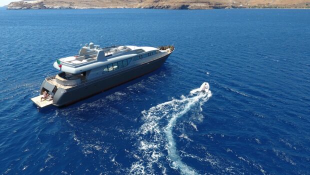 Satori profile aerial valef yachts (4) - Valef Yachts Chartering