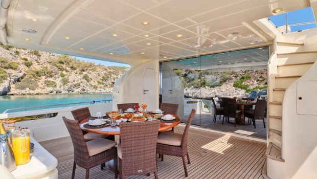 estia yi motor yacht exterior spaces (1) min - Valef Yachts Chartering