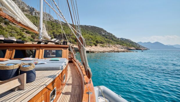 myra motor sailer aft and fore (23) (Custom) - Valef Yachts Chartering