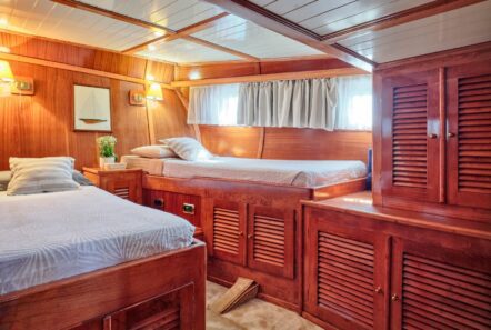 myra motor sailer cabins (10) (Custom) - Valef Yachts Chartering