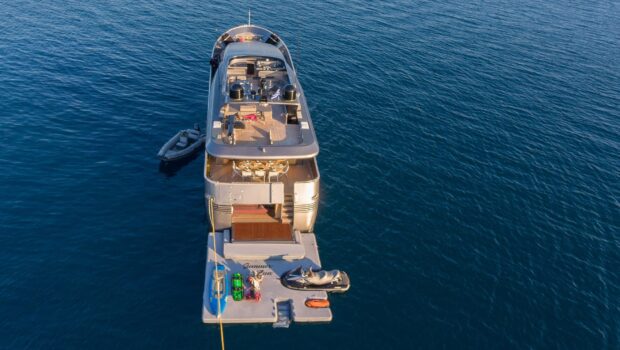 summer fun motor yacht aerial (4) - Valef Yachts Chartering