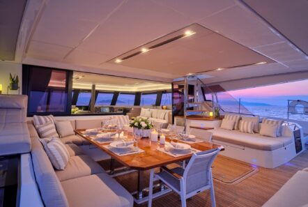 alexandra ii catamaran aft salon (2) - Valef Yachts Chartering