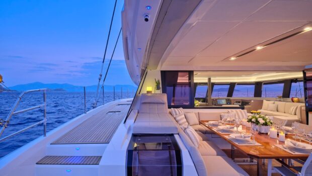 alexandra ii catamaran aft salon (4) - Valef Yachts Chartering