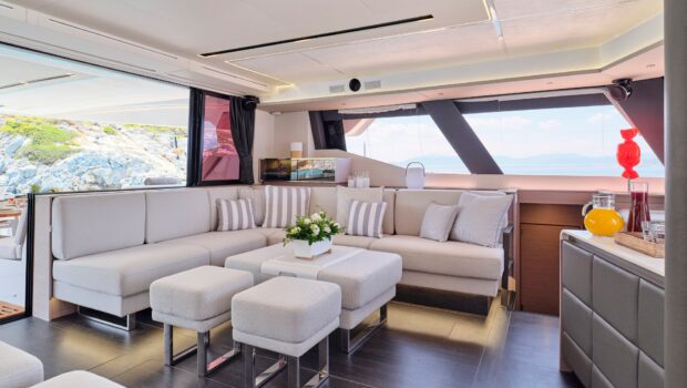 alexandra ii catamaran salon (3) - Valef Yachts Chartering