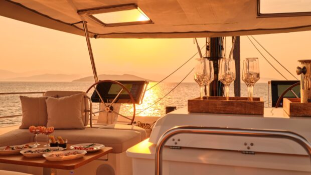 alexandra ii catamaran sunset (12) - Valef Yachts Chartering