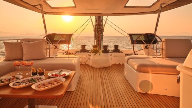 alexandra ii catamaran sunset (13) - Valef Yachts Chartering