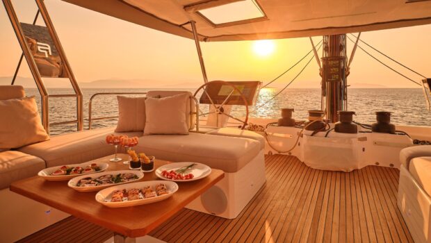 alexandra ii catamaran sunset (14) - Valef Yachts Chartering