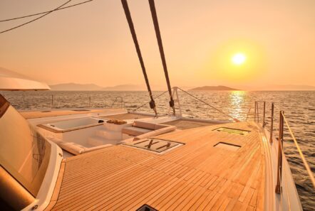 alexandra ii catamaran sunset (2) - Valef Yachts Chartering