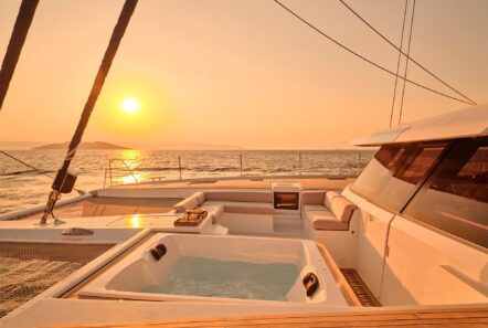 alexandra ii catamaran sunset (6) - Valef Yachts Chartering