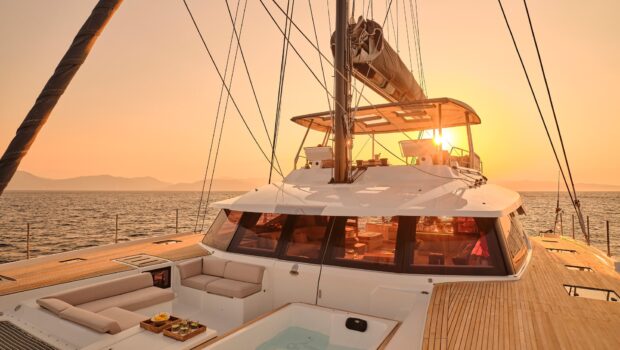 alexandra ii catamaran sunset (7) - Valef Yachts Chartering