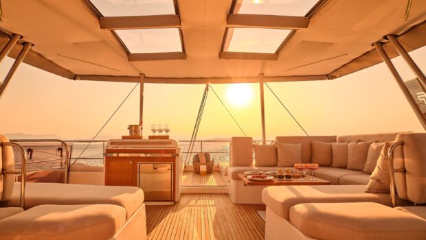 alexandra ii catamaran sunset (8) - Valef Yachts Chartering