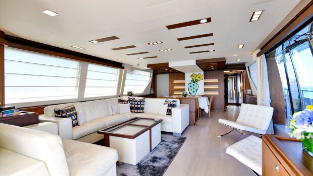 Infinitas motor yacht salon (3) min - Valef Yachts Chartering